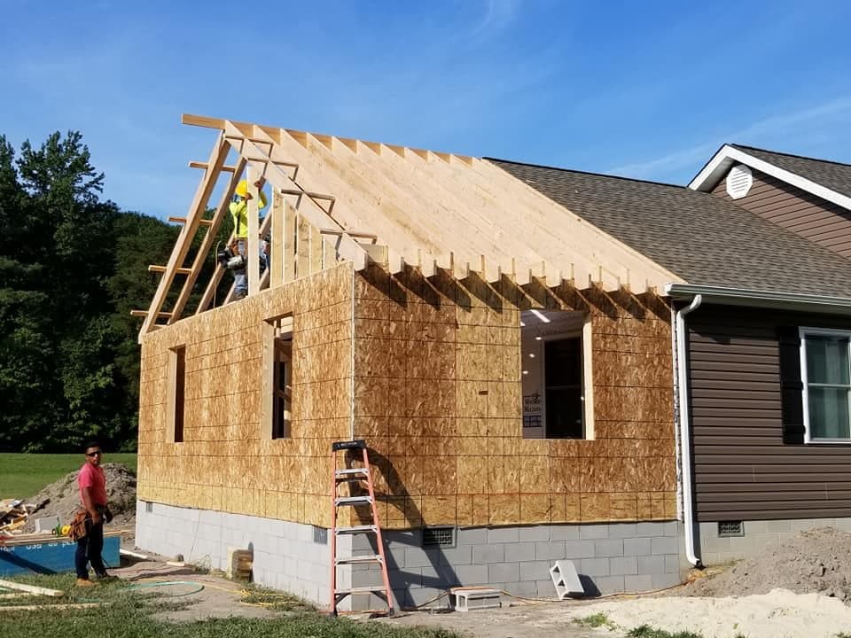 Residential framing and structural addition